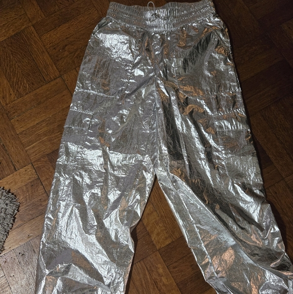 a new day Pants - GORGEOUS TRACK/CARGO  PANTS SILVER XS A NEW DAY NWT